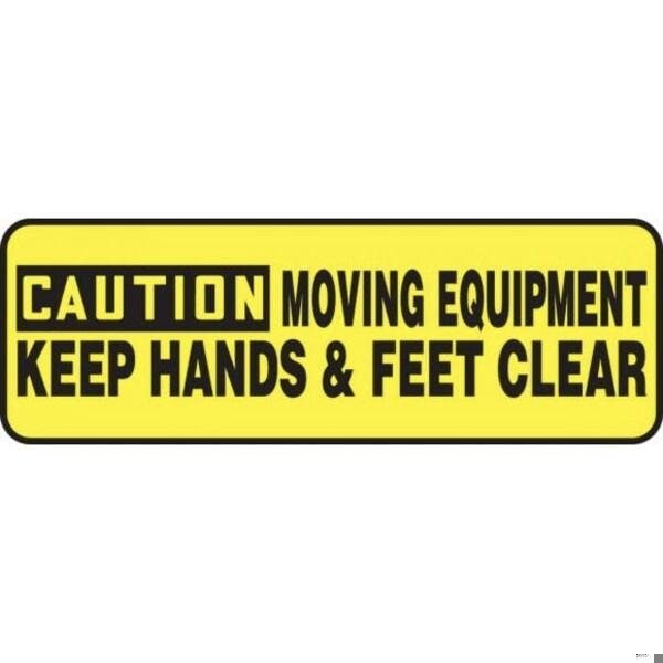Accuform OSHA CAUTION SAFETY SIGN MOVING MEQM649XP MEQM649XP - main